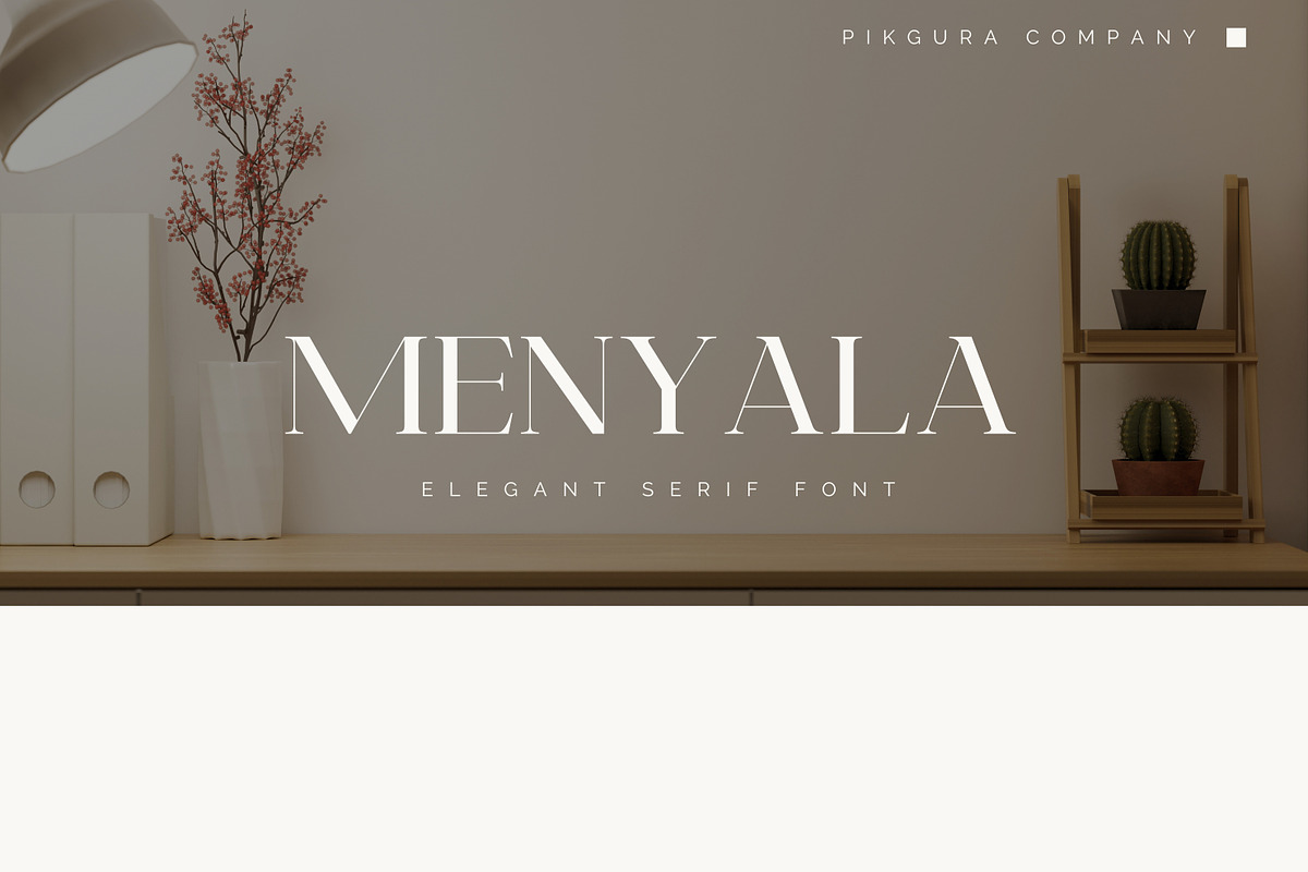 Menyala - Elegant Display Font, a Serif Font by Pikgura (Photo 1 of 8)