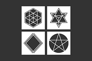 Geometric Photo Masks, a Social Media Template by QueenDesigns (Thumbnail 5 of 5)