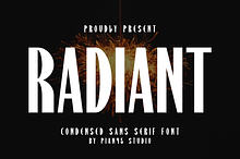 Radiant - Condensed Sans Serif