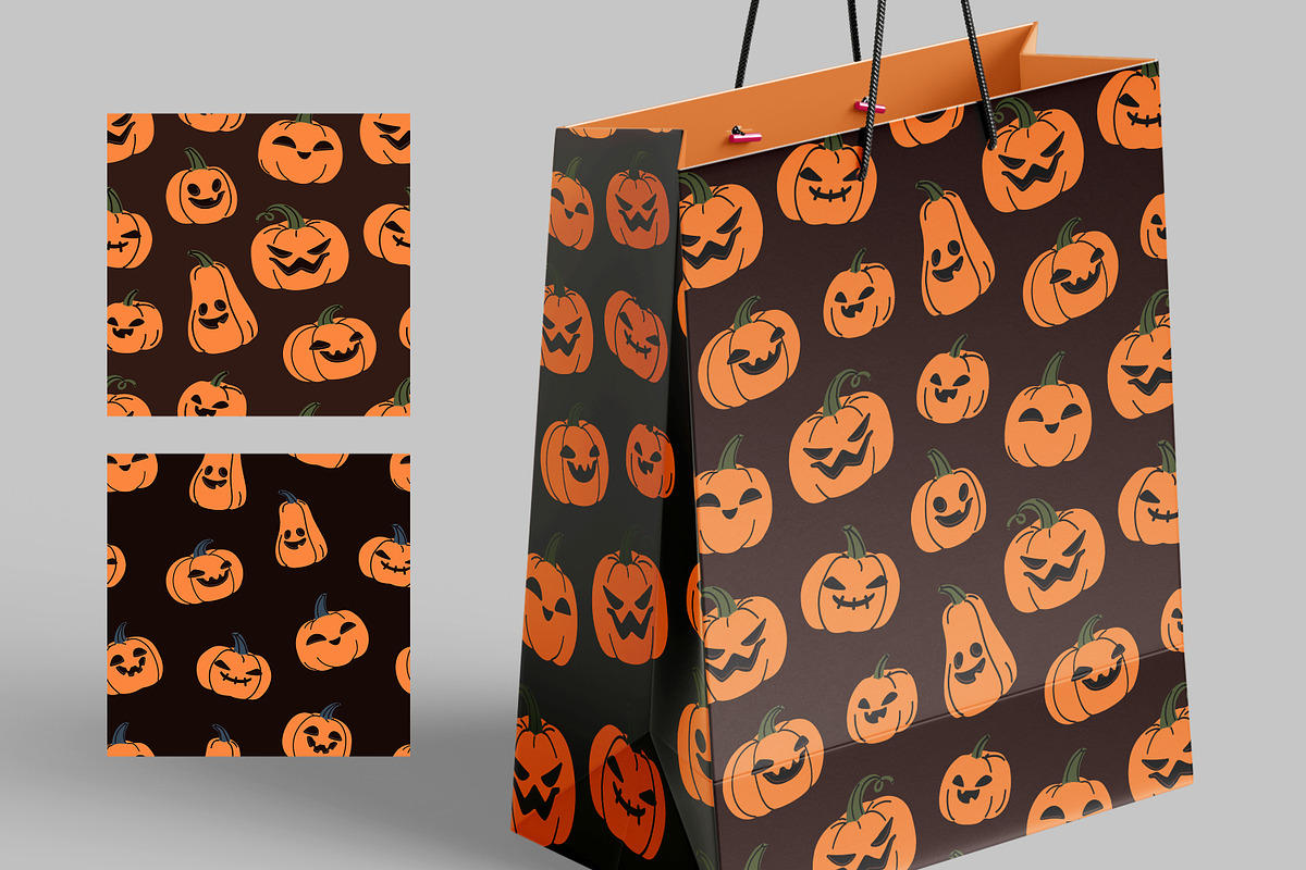 Happy Halloween, seamless patterns, a Pattern Graphic by Good Studio (Photo 7 of 11)