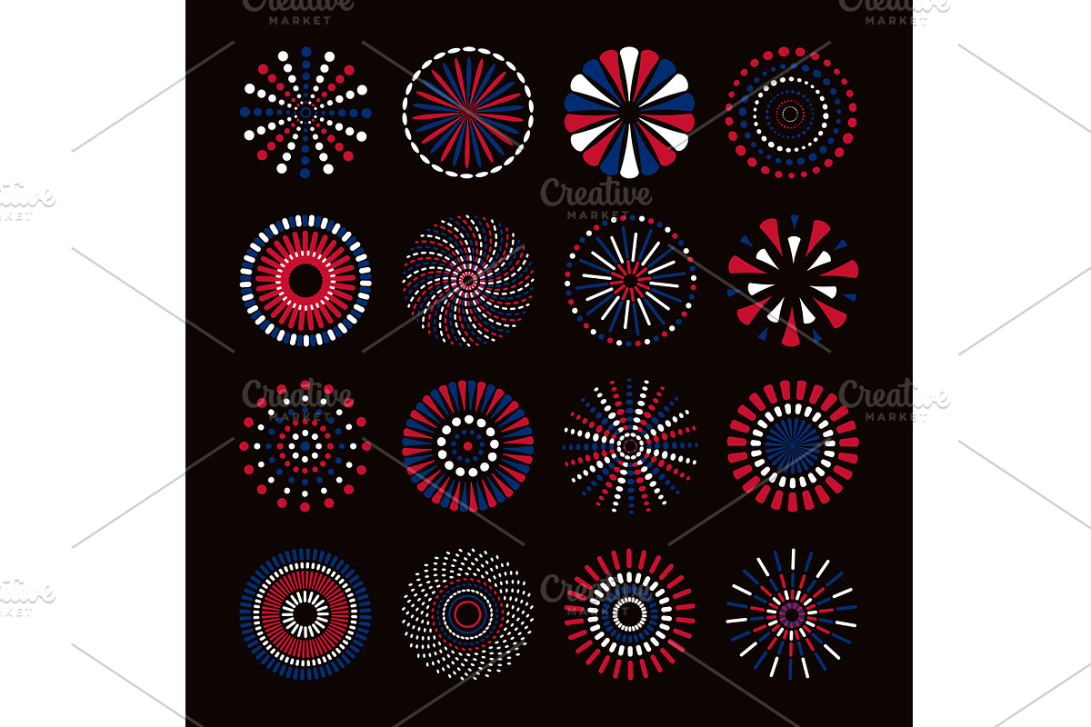 Fourth of July blue, red, white, an Object Graphic by sceptical cactus