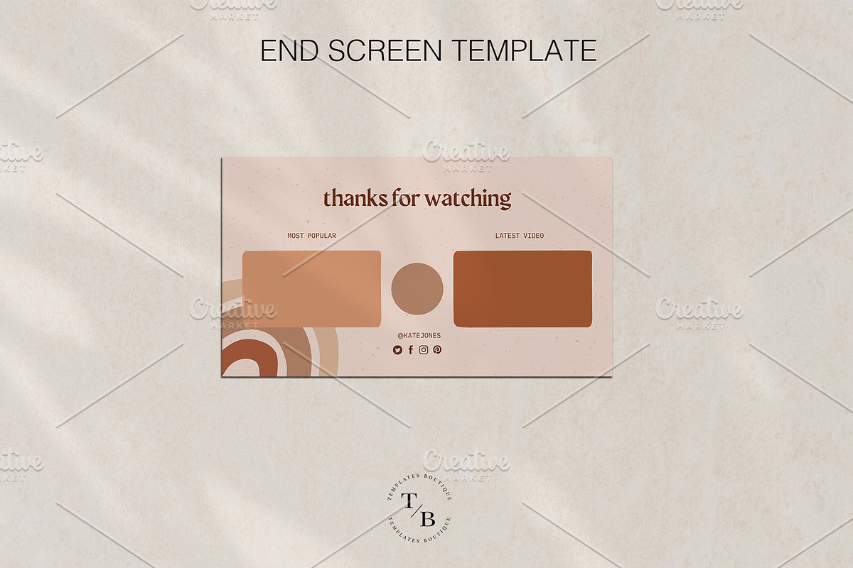 YouTube Channel Branding Kit | Canva, a Social Media Template by Templates Boutique (Photo 5 of 8)