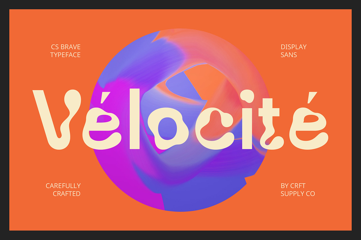 CS Brave – Trippy Font, a Sans Serif Font by Craft Supply Co. (Photo 4 of 8)