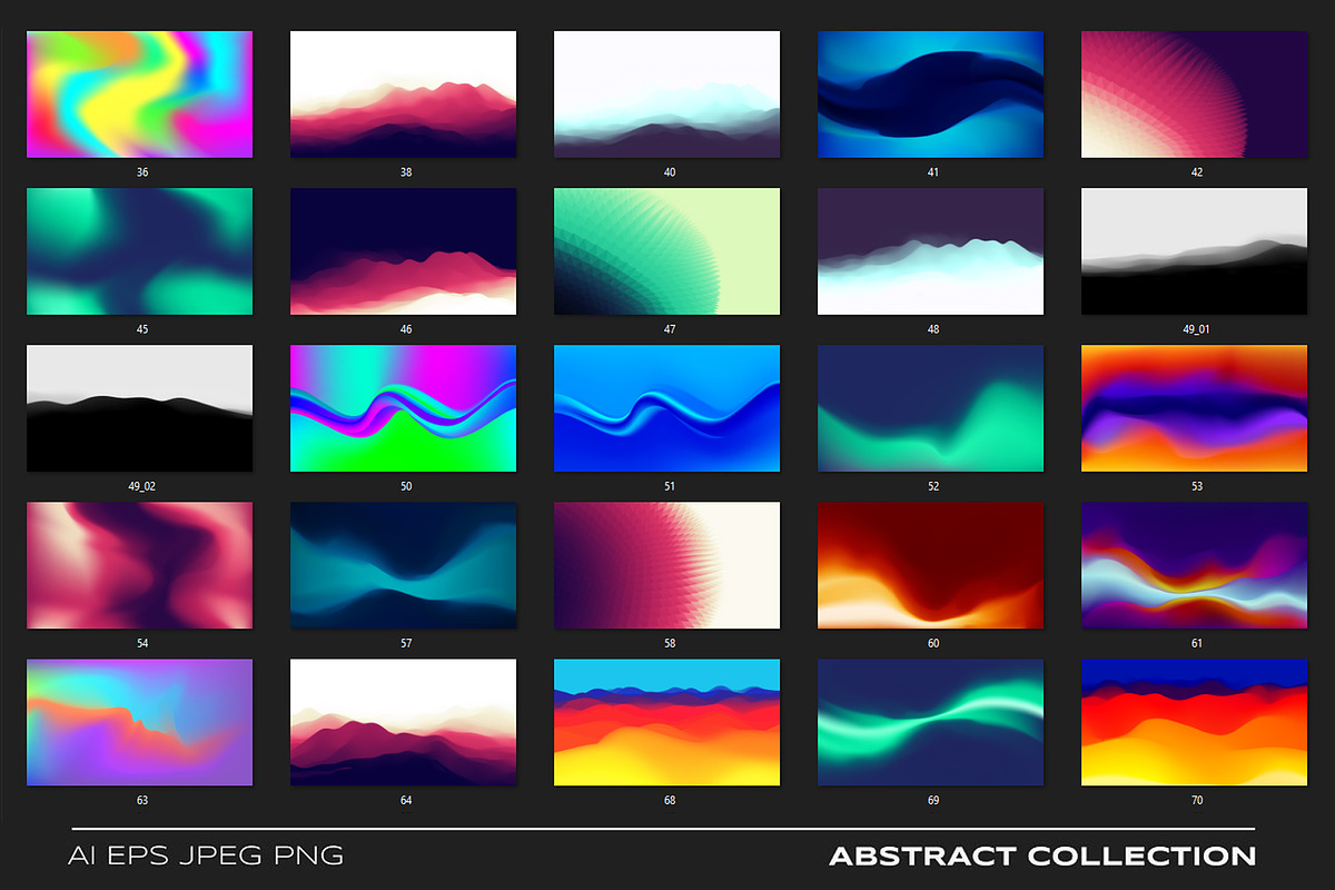 230 Gradients Vector Backgrounds, a Gradient Add-On by RDShop (Photo 9 of 9)