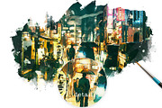 Watercolor Studio Watercolor Effect, an Action Add-On by DesignRocket (Thumbnail 5 of 9)