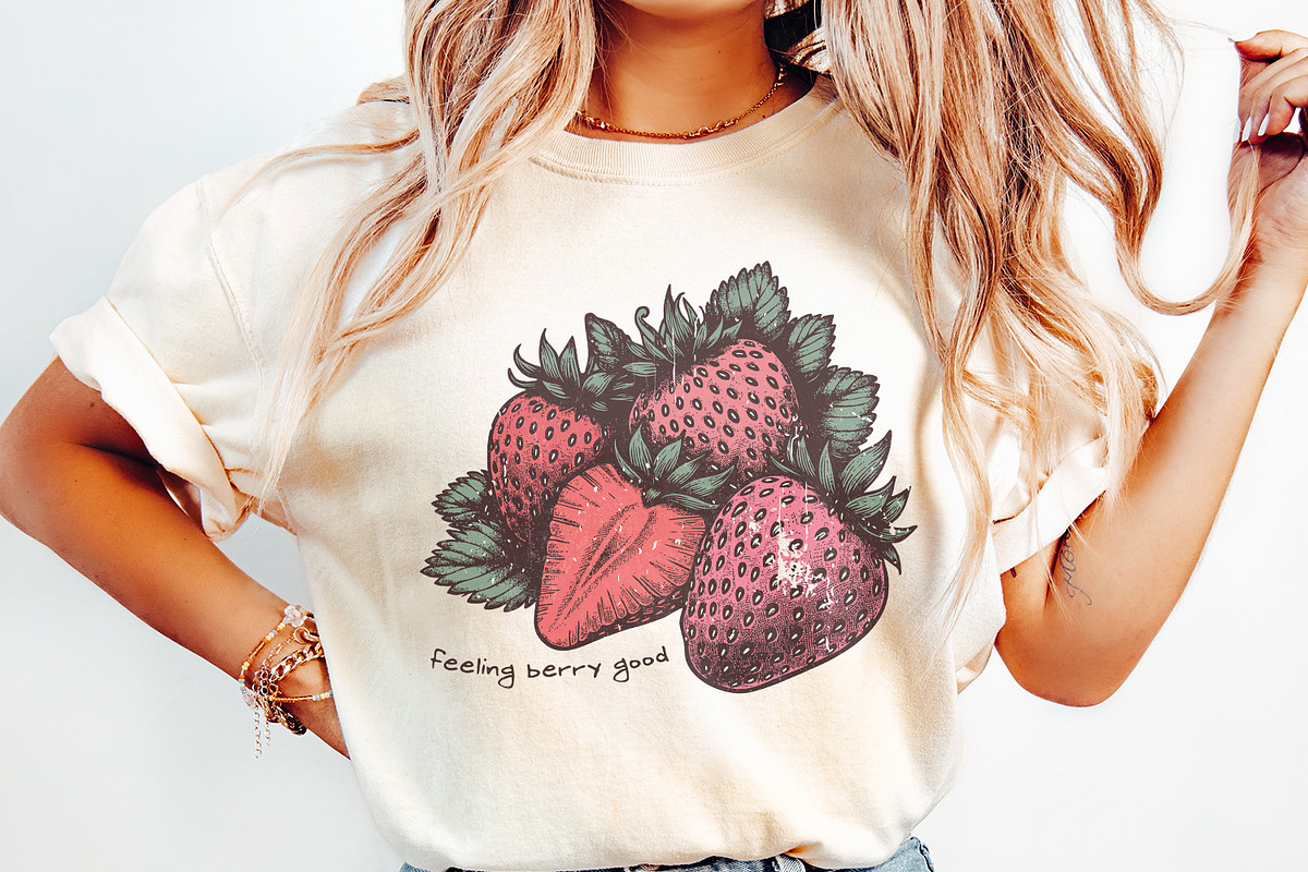 Feeling Berry Good PNG, Strawberry, an Illustration by SharpMarketplace (Photo 2 of 9)