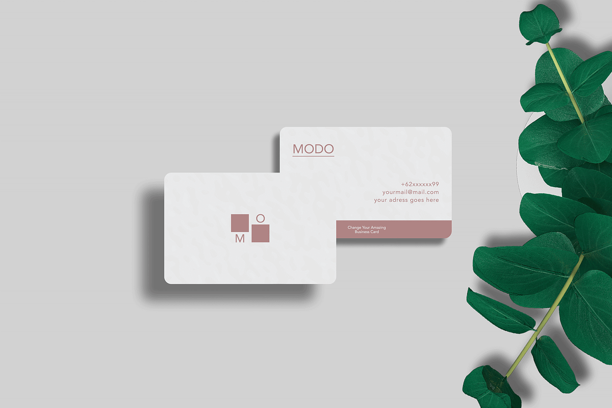 Modo - Business Card Scene Creator, a Packaging Mockup by Defa Visual (Photo 2 of 10)