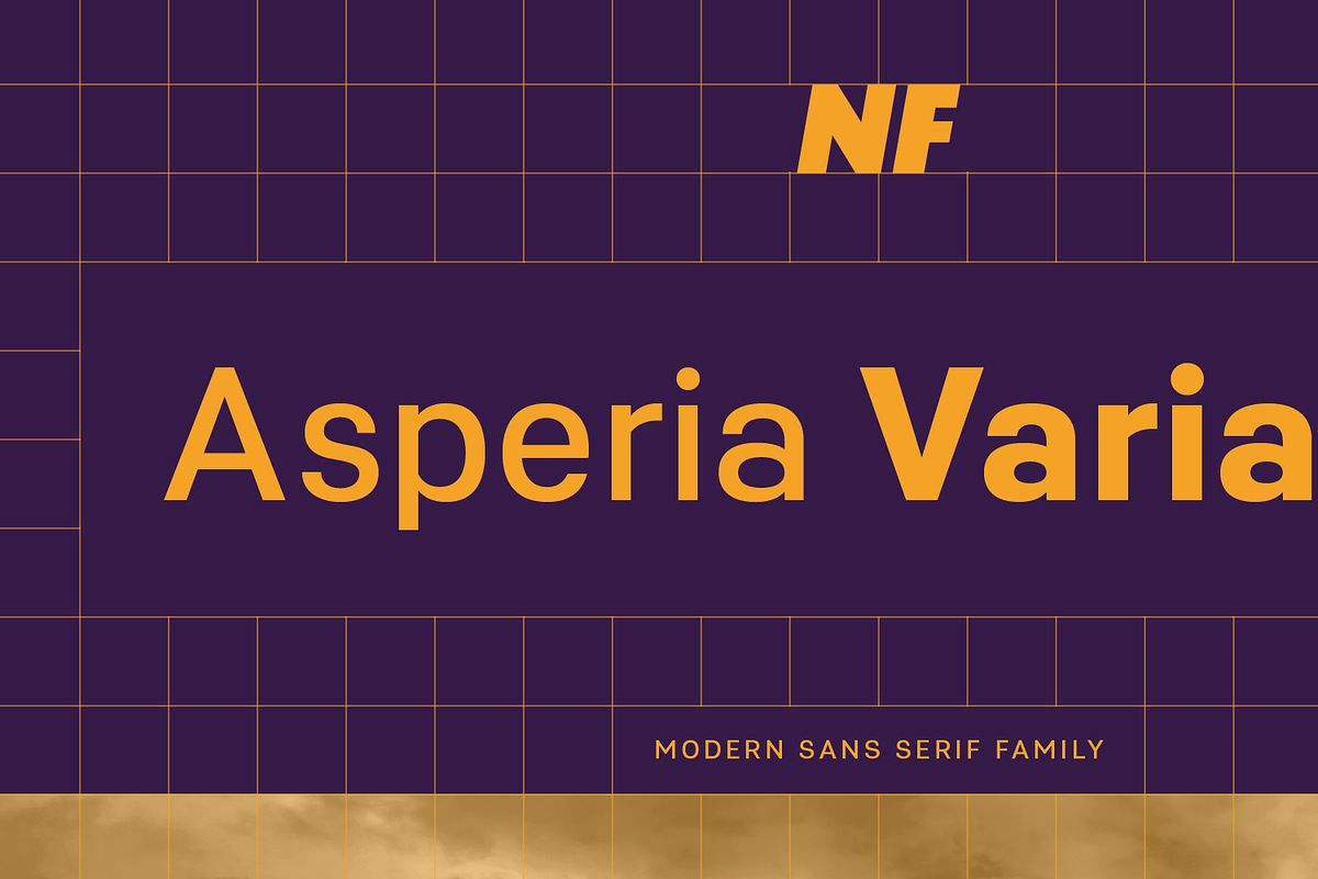 Asperia Variable, a Sans Serif Font by NicolassFonts (Photo 1 of 6)