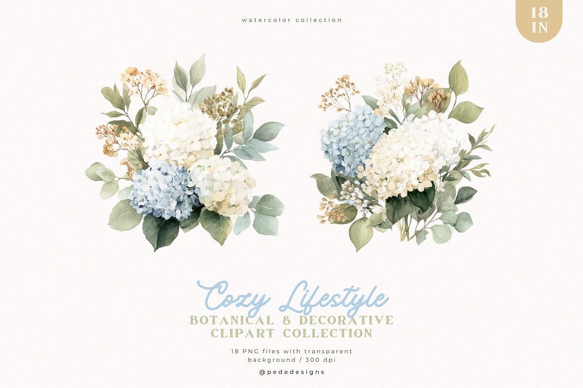 Cozy Lifestyle Collection, a Decorative Illustration by PeDe Designs (Photo 15 of 19)
