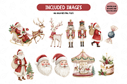 Classic Christmas Watercolor Set, an Illustration by TatiMockup (Thumbnail 2 of 7)