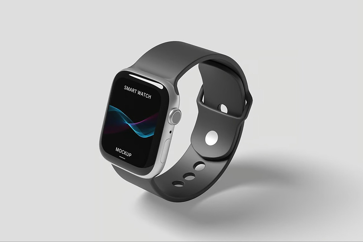 Smart Watch Mockup, a Wearable Device Mockup by Hubzway (Photo 3 of 9)