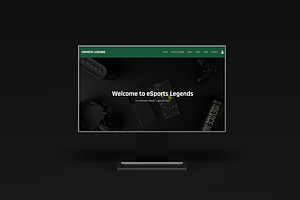 eSports Legends Web – HTML & CSS