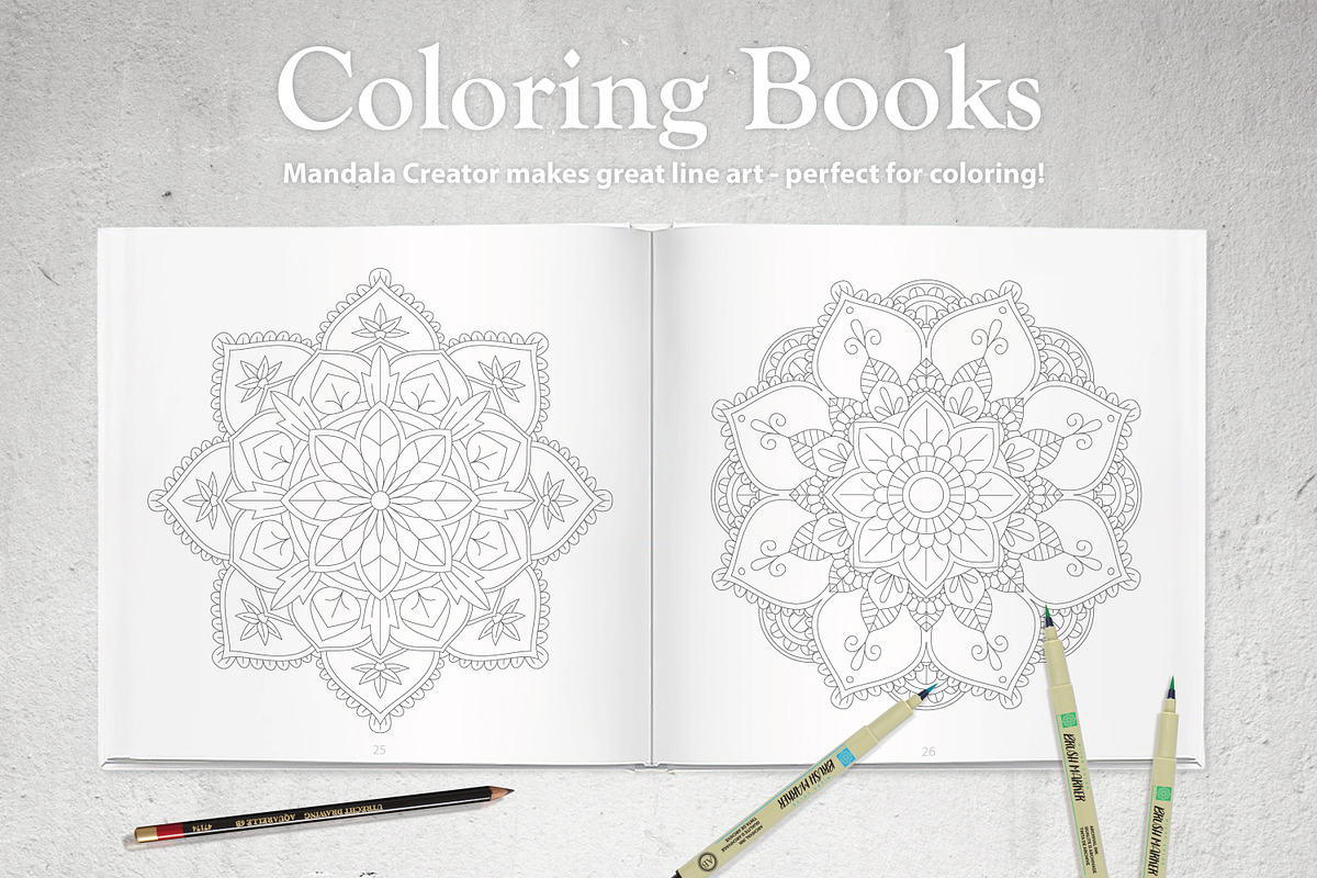 Mandala Creator - Floral Edition, a Plug-in Add-On by Drifter Studio (Photo 4 of 5)