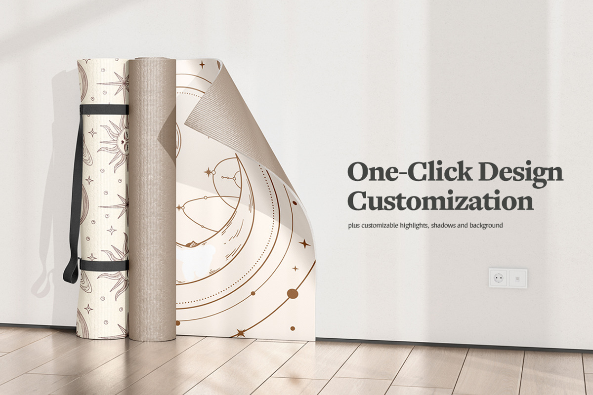 Yoga Mat Mockups, a Merchandise Mockup by rebrandy (Photo 3 of 10)