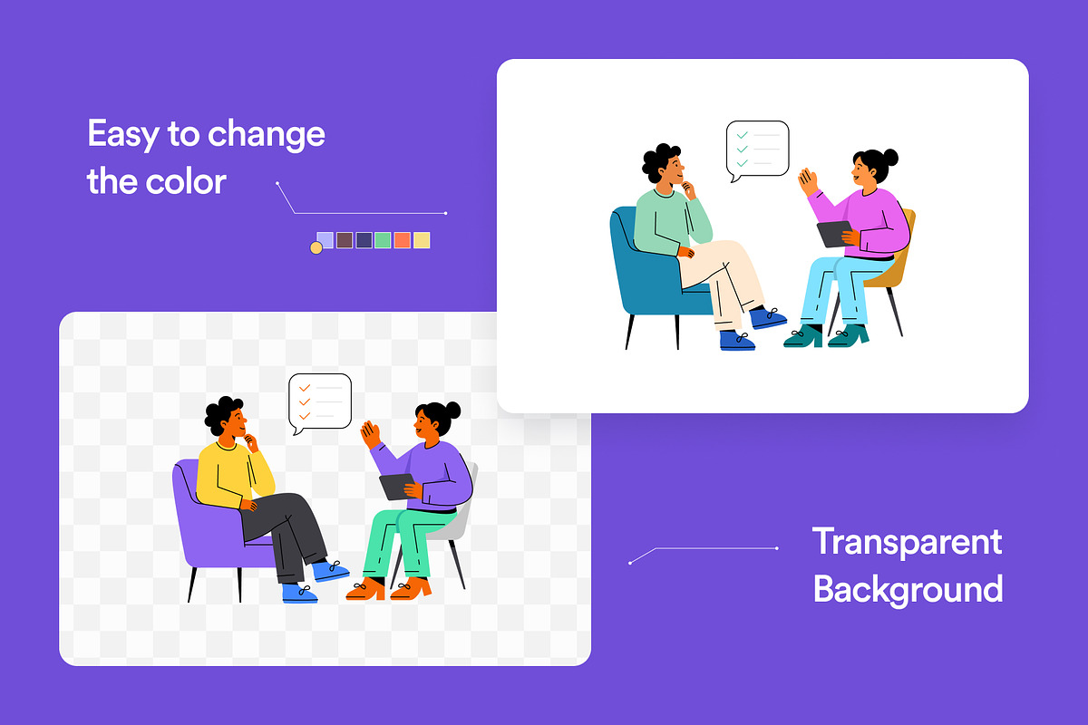 75 Flat Business Illustrations, a Finance Illustration by Creative Stall (Photo 4 of 12)