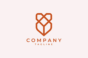 Shield box abstract vector logo, a Branding & Logo Template by Vectorium Studio