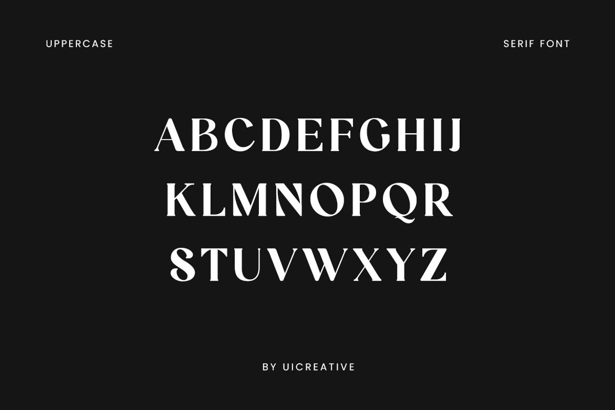 The Bigmouth Classic Serif Font, a Serif Font by UICreative (Photo 3 of 13)
