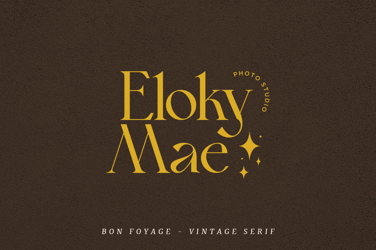 Bon Foyage - Vintage Modern Serif, a Serif Font by Dharmas Foundry (Photo 9 of 15)