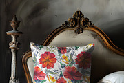 Cushion Mock-up /Classic Bed Scene, a Product Mockup by Nora Gad (Thumbnail 10 of 12)