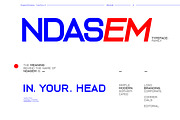 Ndasem, a Sans Serif Font by singpentinkhappy (Thumbnail 2 of 15)