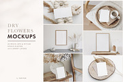 Dry Flowers Mock ups set, a Print Template by Tabita's shop (Thumbnail 1 of 11)