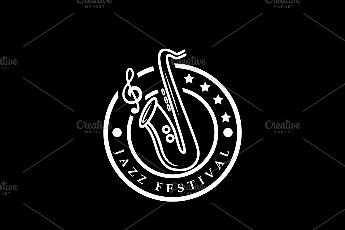 Trumpet Jazz Music Festival Logo, a Branding & Logo Template by AlvinStd