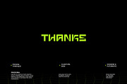Feogra - Futuristic Font, a Sans Serif Font by limitype (Thumbnail 8 of 8)