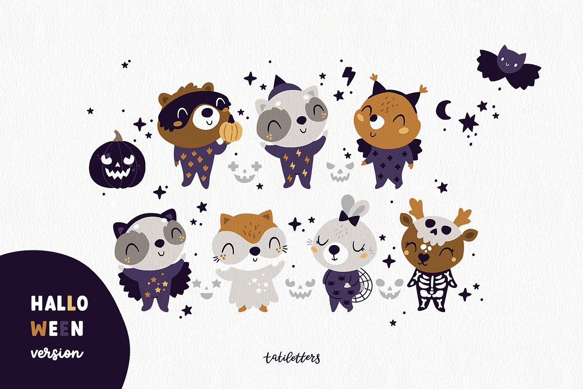 Autumn baby animals, an Animal Illustration by tatiletters (Photo 6 of 11)