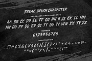 Break brush a Wild brush Font, a Blackletter Font by Blankids Studio (Thumbnail 7 of 8)