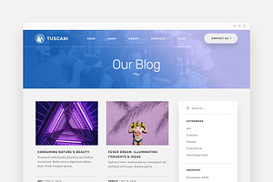 Tuscany - Agency Website Template