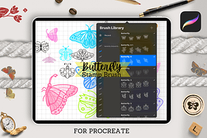 Procreate Brushes & Stamps BUNDLE