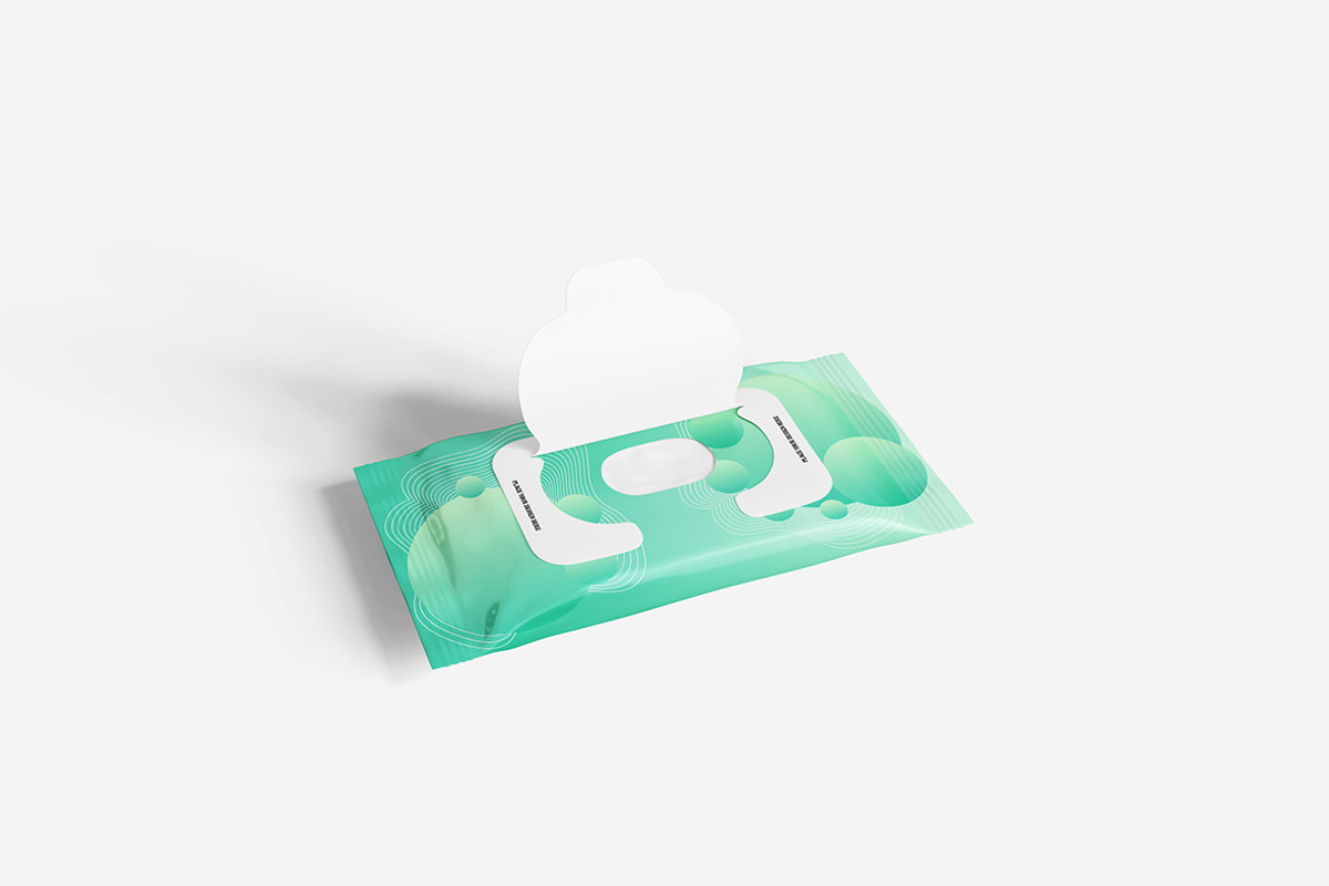 Wett Wipes Mockup, a Product Mockup by Indah (Photo 3 of 6)