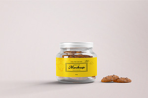 Cookies Jar Mockup