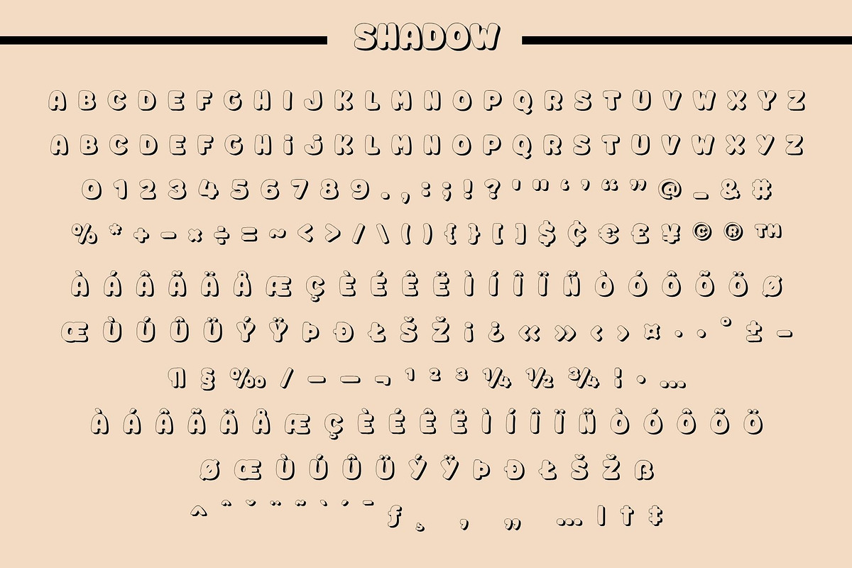 Fox Jumbo: 4 Font Styles, a Handwritten Font by Fox7 By Rattana (Photo 14 of 15)