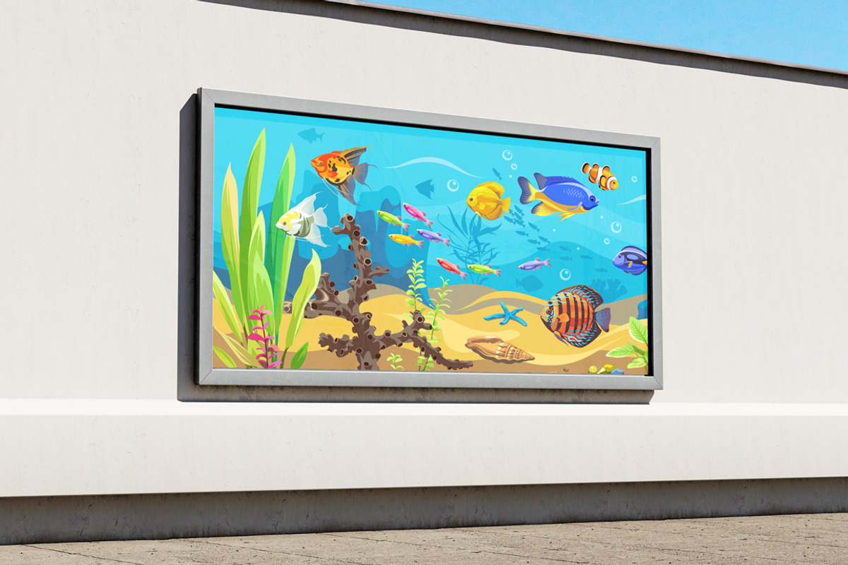 Seascape 2, a Decorative Illustration by Yulia Ogneva (Photo 5 of 5)