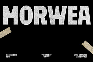 Morwea - Bold Display Font