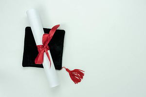Certificate with cap.