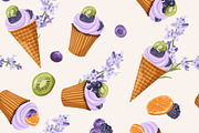Berry & Pastry Seamless Patterns Set, a Pattern Graphic by artdemidova (Thumbnail 11 of 12)