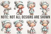 Cute Mrs Claus Clipart, an Illustration by RobertsArt (Thumbnail 6 of 7)