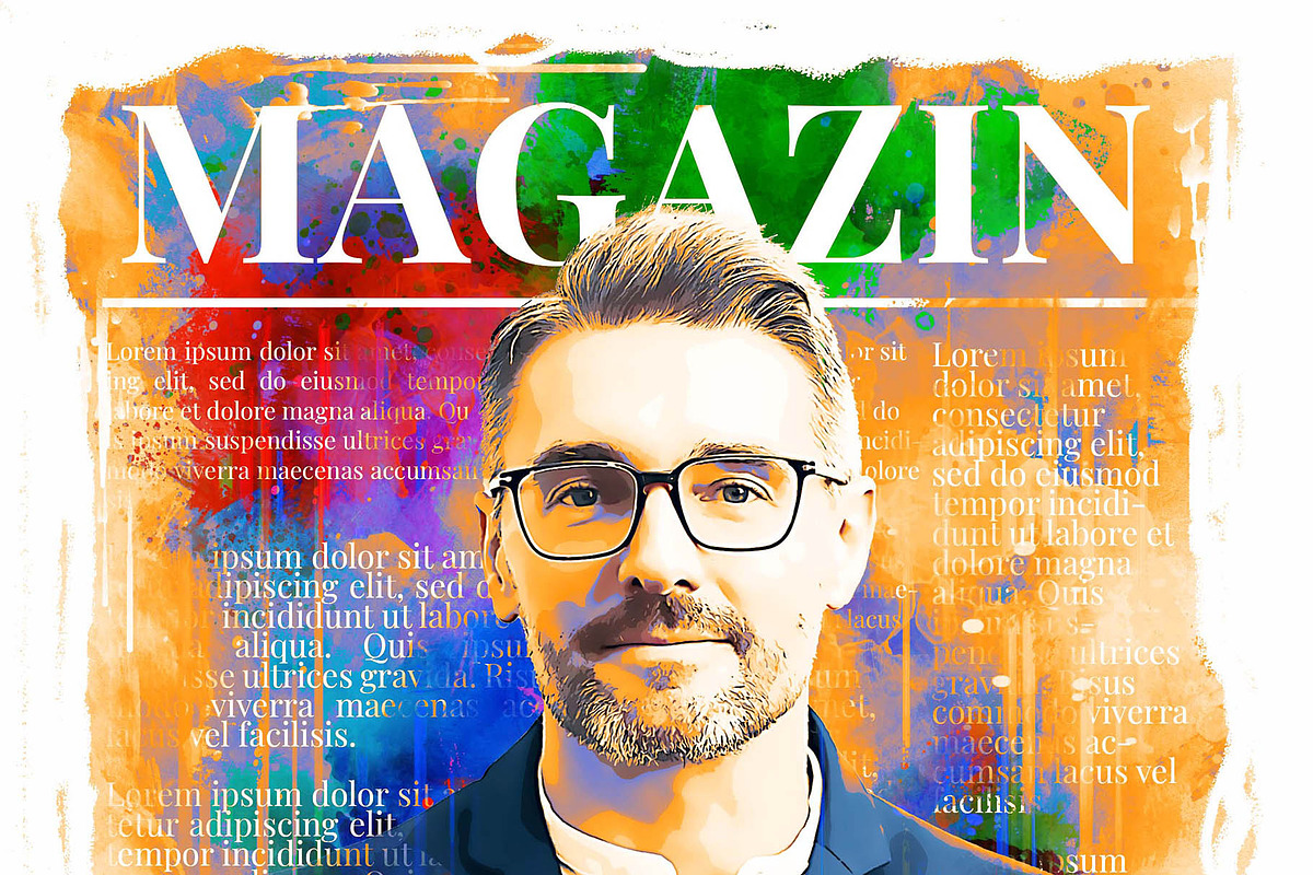 News Paper Mixed Media Art Effect, an Action Add-On by MRI STUDIO (Photo 16 of 43)