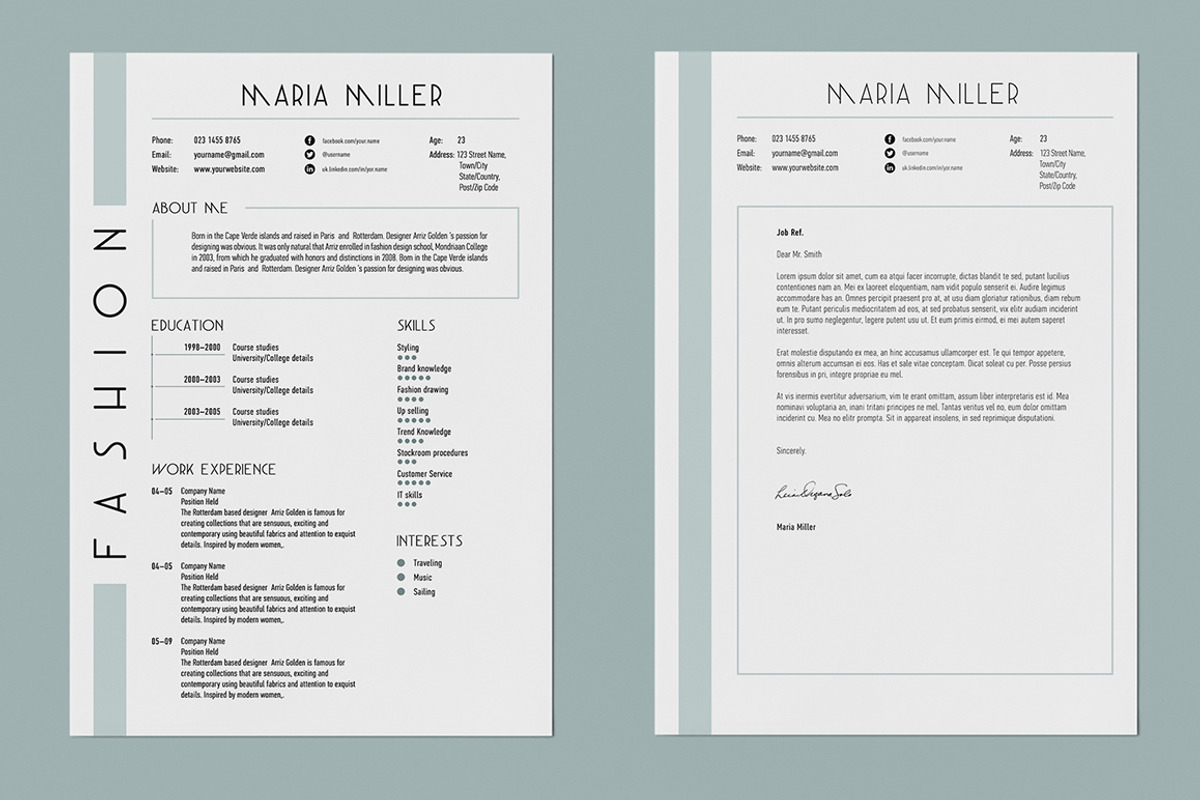 Resume / CV - Suave, a Resume Template by 3Angle (Photo 2 of 4)