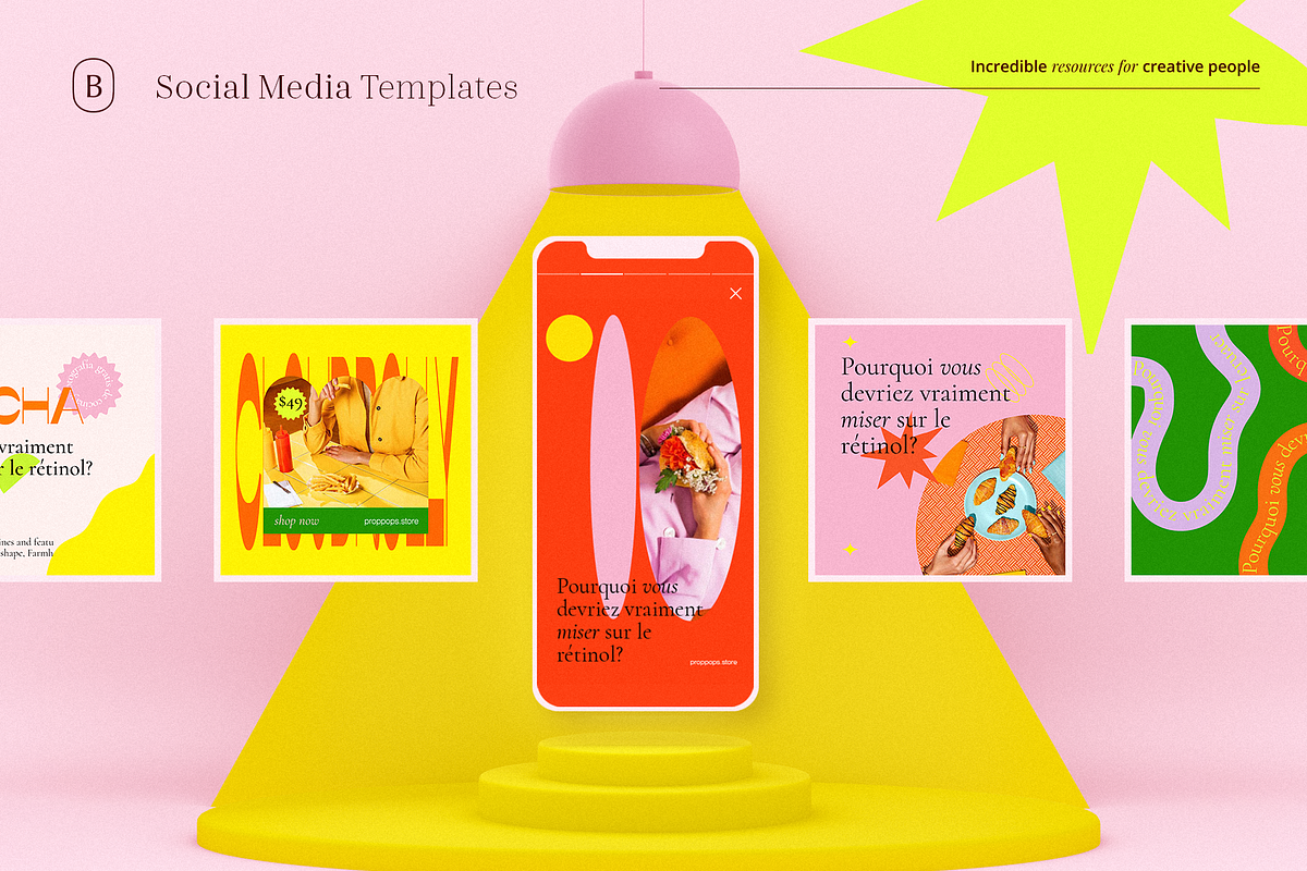 Leonie Social Media Templates, a Social Media Template by William Hansen (Photo 2 of 5)