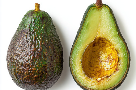 Avocado, alligator pear with half av, a Background Photo by Pixeness