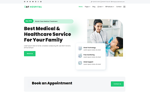 AT Hospital - Medical WP Theme