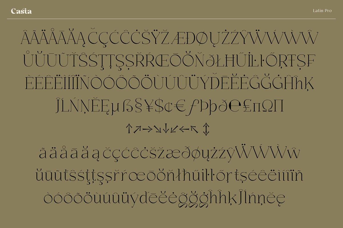 Casta – Display Sans Serif Font, a Sans Serif Font by Dirtyline Studio (Photo 18 of 23)