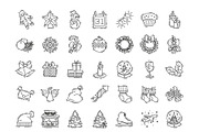 Outlined icon Christmas and New Year, an Icon by OctoPaper (Thumbnail 2 of 4)