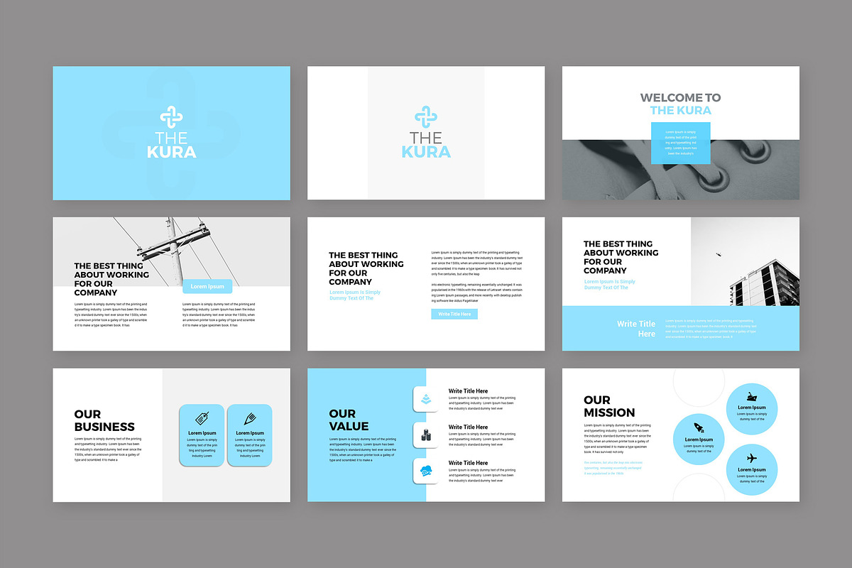 Business Plan PowerPoint Template, a Presentation Template by RsmBoutique2021 (Photo 2 of 5)