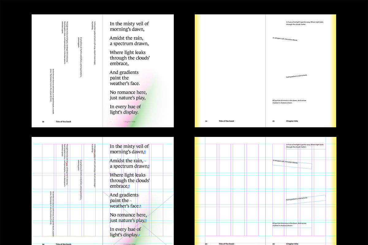 Poetry Gradient Book Template 5x8, a Magazine Template by an-arketype studio. (Photo 3 of 7)