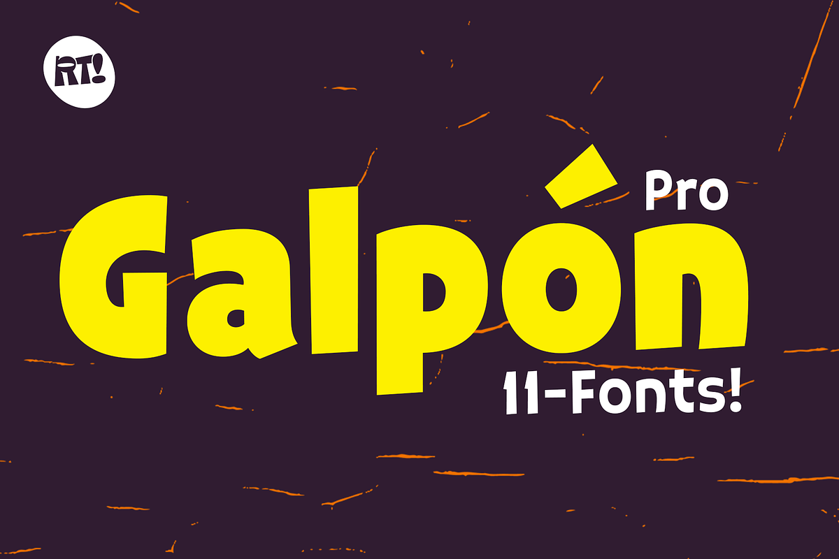 Galpón Pro -80%, a Font by Rodrigo Typo (Photo 1 of 7)