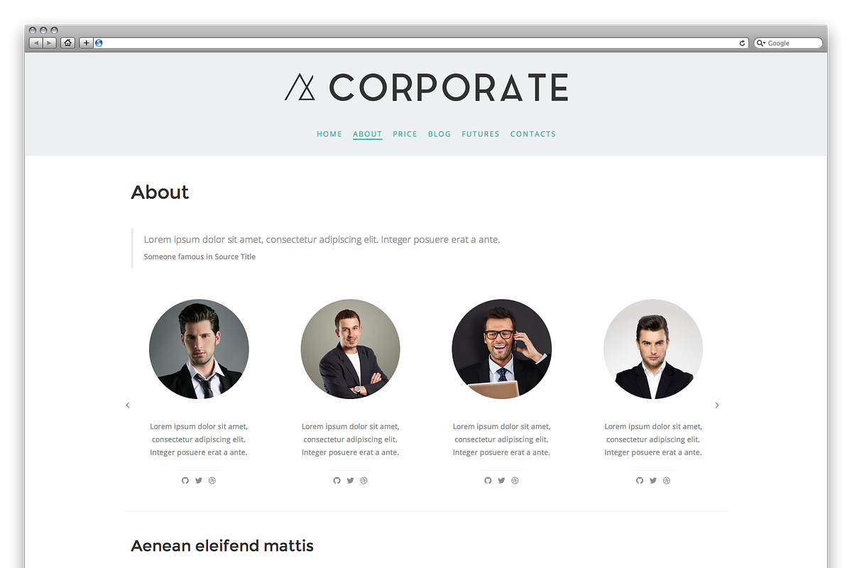 Corporate - Drupal 7 Business Theme, a Websites & App Template by MarkVI (Photo 3 of 4)